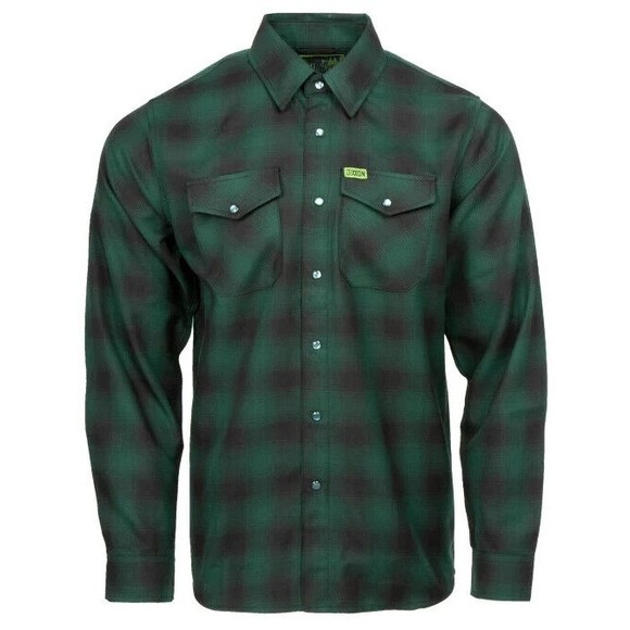 DIXXON Other - DIXXON Flannel Absinthe Green & Black Large (L) NIB Sold Out